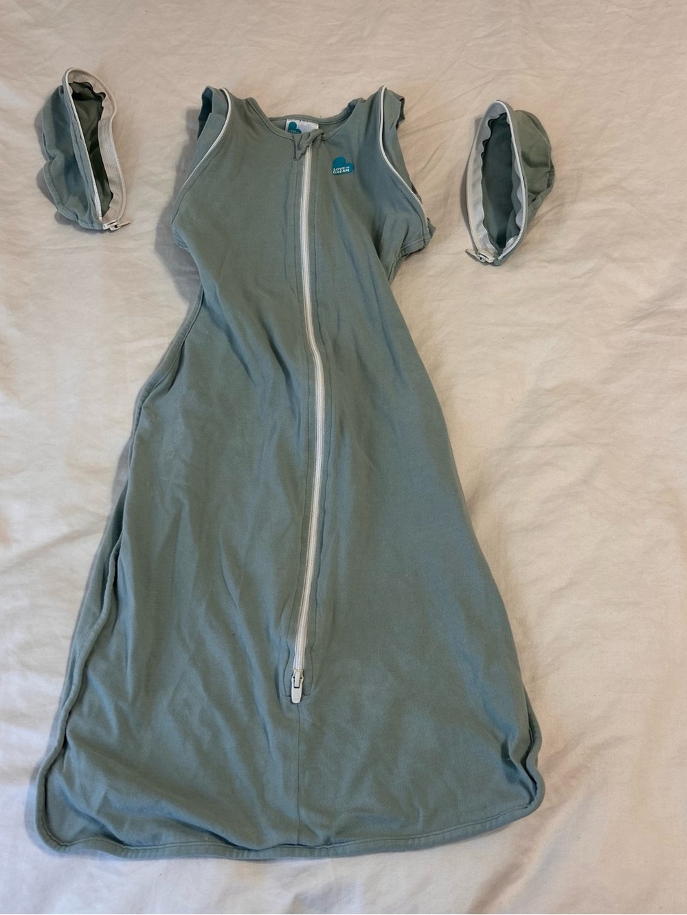 Love to Dream Swaddle Up Transition Bag Zip Front Green LARGE 19-24 Lbs 0.2 Tog - Picture 3 of 7